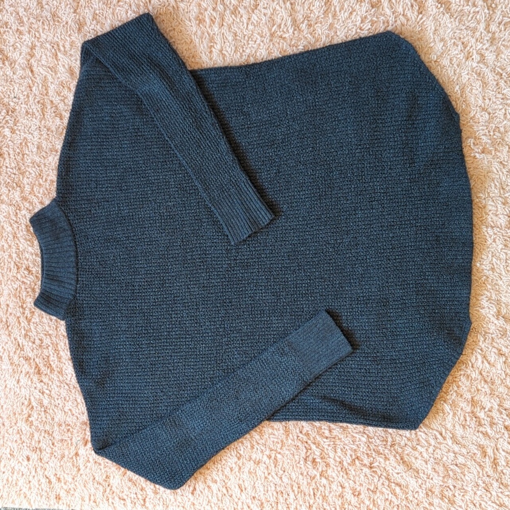 American Eagle Grey Oversized Turtleneck Sweater‎ S